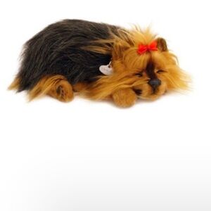 Perfect Petzzz Realistic Breathing Yorkie Dog Stuffed Toy